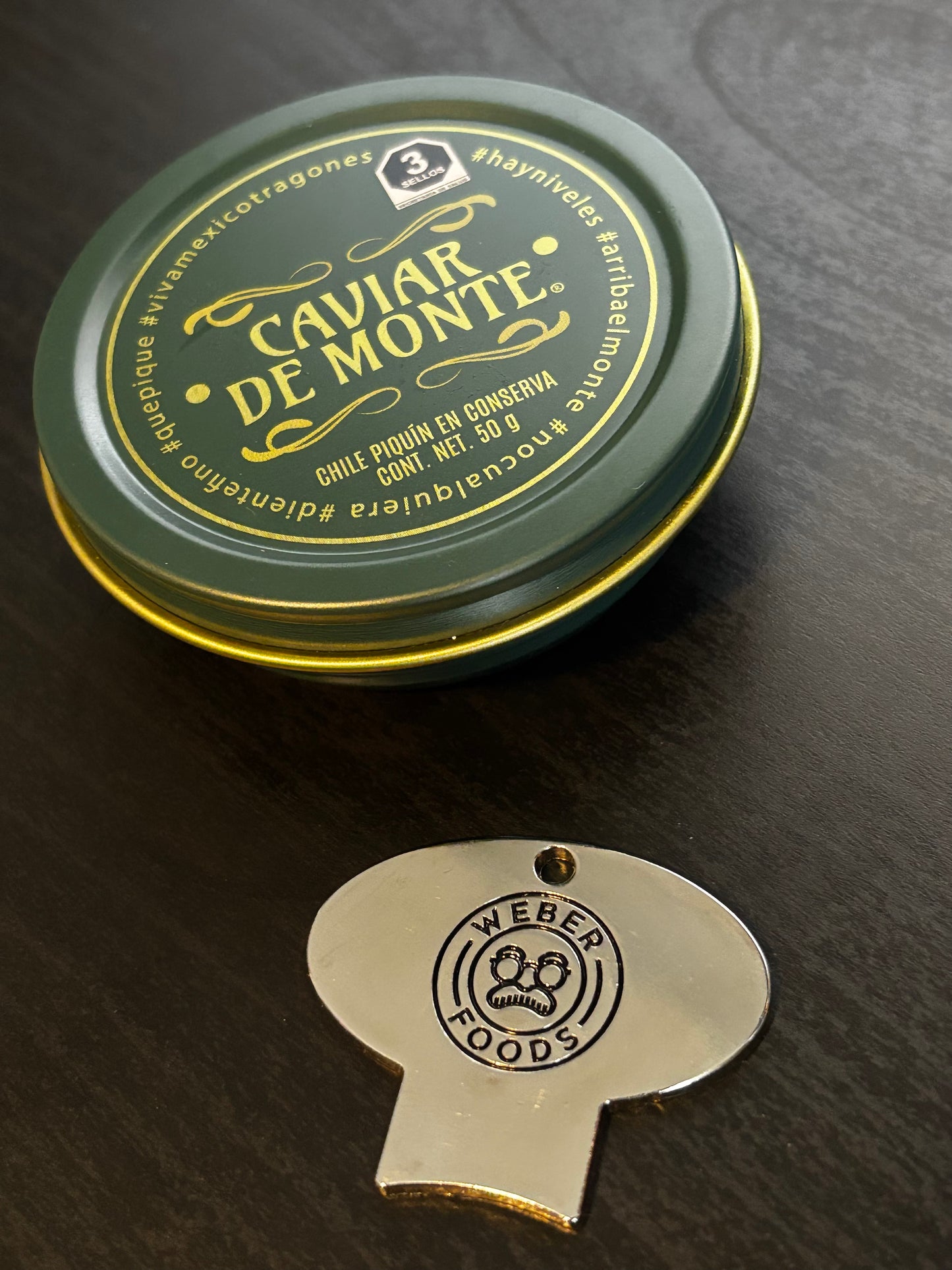 CAVIAR DE MONTE / WEBER APPROVED (EDICION LIMITADA) Disponible solo en MEXICO